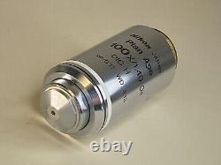 Nikon Plan Apo 100x/1.40 Oil DIC H? /0.17 Wd 0.13 Microscope Objective Lens