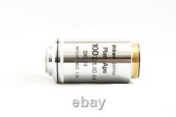 Nikon Plan Apo 100x / 1.40 Oil DIC H WD 0.13 Microscope Objective Lens #4509