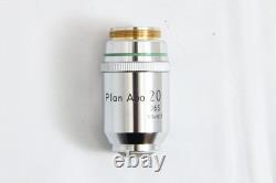 Nikon Plan Apo 20x 0.65 160/0.17 Microscope Objective Lens #5603