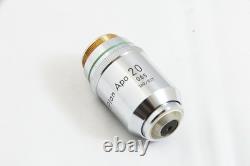 Nikon Plan Apo 20x 0.65 160/0.17 Microscope Objective Lens #5603