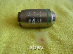 Nikon Plan Apo 20x/. 75 DIC N2 0.17 Wd 1.0 Microscope Objective #14