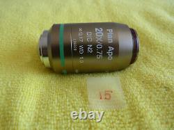 Nikon Plan Apo 20x/. 75 DIC N2 0.17 Wd 1.0 Microscope Objective #15