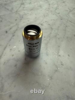 Nikon Plan Apo 2X/0.10 WD = 8.5 Microscope Objective Lens
