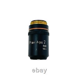 Nikon Plan Apo 2 0.08 160/- Microscope Objective Lens 603226 Made in Japan