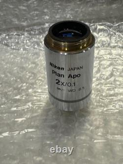 Nikon Plan Apo 2x/0.1? /= WD 8.5 Microscope Objective Lens