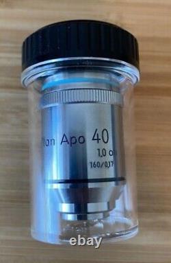 Nikon Plan Apo 40x 1.0 Oil 160/0.17 Microscope Objective Lens 630913