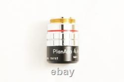 Nikon Plan Apo 4x / 0.20 160/- Microscope Objective Lens #5822