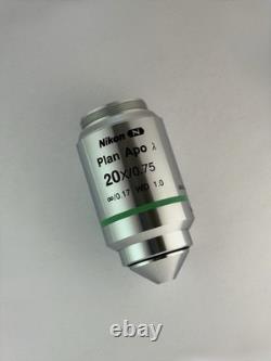 Nikon Plan Apo? Lambda 20x/0.75? /0.17 CFI60 DIC N2 Microscope Objective Lens