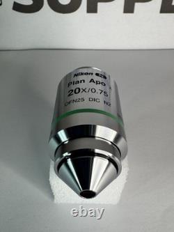 Nikon Plan Apo? Lambda 20x/0.75? /0.17 CFI60 DIC N2 Microscope Objective Lens