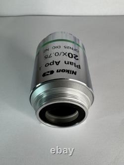 Nikon Plan Apo? Lambda 20x/0.75? /0.17 CFI60 DIC N2 Microscope Objective Lens