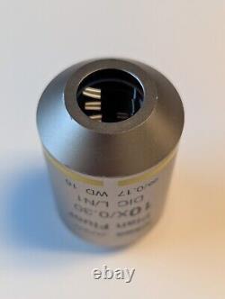 Nikon Plan Fluor 10x/0.30 DIC L/N1 Microscope Objective Lens M25 Eclipse