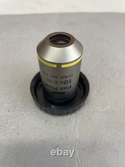 Nikon Plan Fluor 10x/0.30 DIC L/N1 Microscope Objective Lens M25 Eclipse