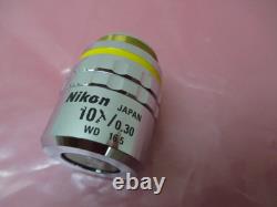 Nikon Plan Fluor 10x/0.30 Microscope Objective Lens