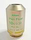 Nikon Plan Fluor 10x 0.30 Ph1 Dl? /1.2 Wd 15.2 Microscope Objective Lens