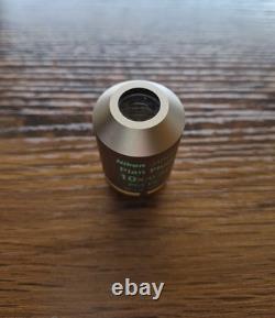 Nikon Plan Fluor 10x 0.30 Ph1 DL? /1.2 WD 15.2 Microscope Objective Lens #5643