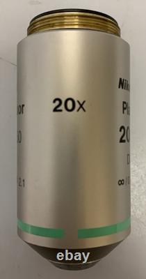 Nikon Plan Fluor 20x/0.50 DIC M? /0.17 WD 2.1 Microscope Objective Lens