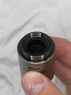 Nikon Plan Fluor 4X /0.13 OFN25 WD 17.2 Microscope Objective (Great Condition)