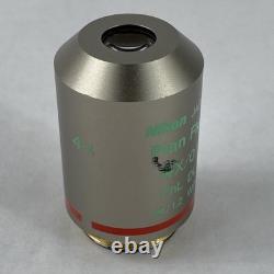 Nikon Plan Fluor 4x/0.13 PhL DL? /1.2 WD 16.4 Microscope Objective Lens