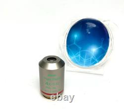 Nikon Plan Fluor 4x/0.13 PhL DL? /1.2 WD 16.4 Microscope Objective Lens USED