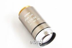 Nikon Plan UW 1x / 0.04 infi/- WD 3.2 Microscope Objective Lens #5375