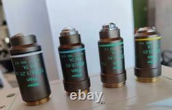 Nikon Plan ph Microscope objective lens set 10/20/40/100 Infinite distance