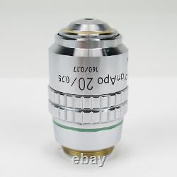 Nikon Planapo 20/0.75 160/0.17 Cfn Microscope Objective Plan Apo 20x