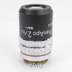 Nikon Planapo 2/0.10 160/- Cfn Microscope Objective Plan Apo 2x