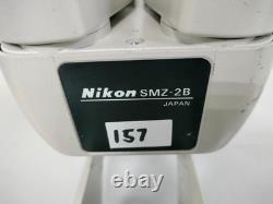 Nikon SMZ-2B Stereo Microscope Head with Eyepiece, Objective Lens & Holder