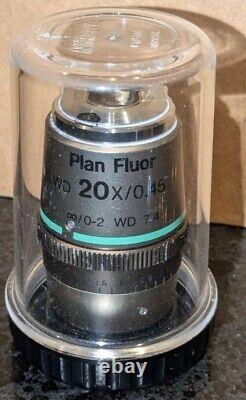 Nikon S Plan Fluor ELWD 20x/0.45? /0-2 WD 8.2-6.9 Microscope Objective