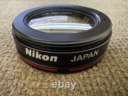 Nikon Stereo Microscope P-ACHRO 0.5x Objective Lens MNH43050 WD189mm