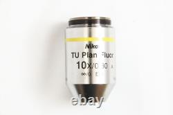 Nikon TU Plan Fluor 10x / 0.30 A? /0 EPI OFN25 WD17.5 Microscope Objective Lens