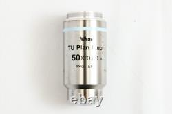 Nikon TU Plan Fluor 50x / 0.80 A? /0 EPI OFN25 WD1.0 Microscope Objective Lens