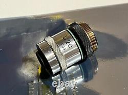 Nikon U20 0.33 20 x Long-Action Objective Microscope Lens with Iris Adjustment