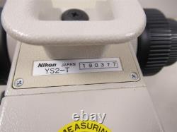 Nikon YS2-T Alphaphot Binocular Microscope with Eyepieces & 3 Objective Lenses