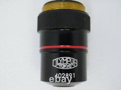 OLYMPUS 4X 0.16 Apo Apochromatic Microscope objective lens short length barrel