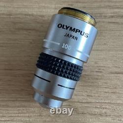 OLYMPUS A100 1.30 oil 160/0.17 Objective Lens Microscope From Japan