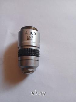 OLYMPUS A100 1.30 oil 160/0.17 objective lens microscope From Japan