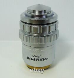 OLYMPUS DApo 100x UV 1.30 oil 160 / 0.17 Microscope Objective Lens