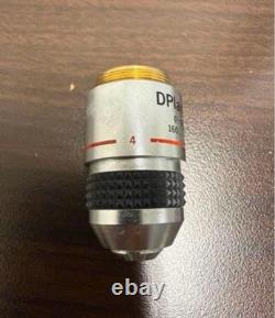 OLYMPUS D Plan 4 0.10 160/0.17 Microscope Objective Lens 4x, Outer Scratches