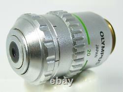 OLYMPUS LWD CDPlan 20x / 0.4,160 / 0-2 Microscope Objective Lens