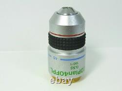 OLYMPUS LWD CDPlan 40FPL 0.55 160/1 Microscope Objective Lens