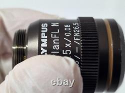 OLYMPUS MPlanFL N 2.5X / 0.08? /-/FN26.5 Objective Lens