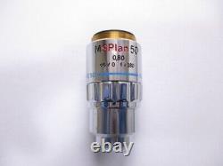 OLYMPUS MSPlan 50X 0.80 infinity /0 f=180 Microscope objective lens s plan
