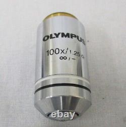 OLYMPUS Microscope Objective Lens 100x/1.25 oil Plan Objecyive from Japan
