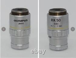 OLYMPUS Microscope Objective Lens RK50 0.60 Free Shipping Japan WTracking K11504