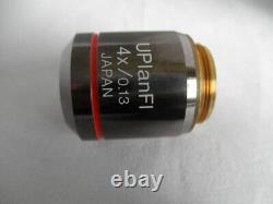 OLYMPUS Microscope Objective Lens UPlanFl 4×/0.13 from Japan NM