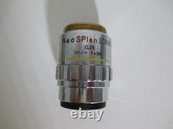 OLYMPUS Neo Splan 10X NIC 0.25? Infinity Microscope Objective Lens M26 thread