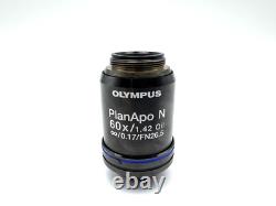 OLYMPUS PLANAPO N 60X NA 1.42 Oil MICROSCOPE OBJECTIVE LENS