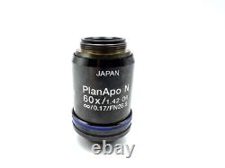 OLYMPUS PLANAPO N 60X NA 1.42 Oil MICROSCOPE OBJECTIVE LENS