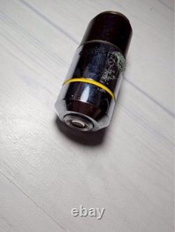 OLYMPUS Plan 10x/0.25? /- Microscope Objective Lens Used Untested
